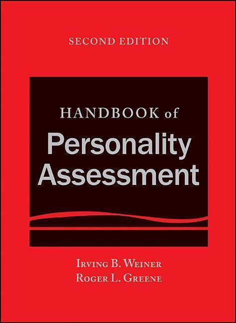 Cover: 9781119258889 | Handbook of Personality Assessment | Irving B. Weiner (u. a.) | Buch