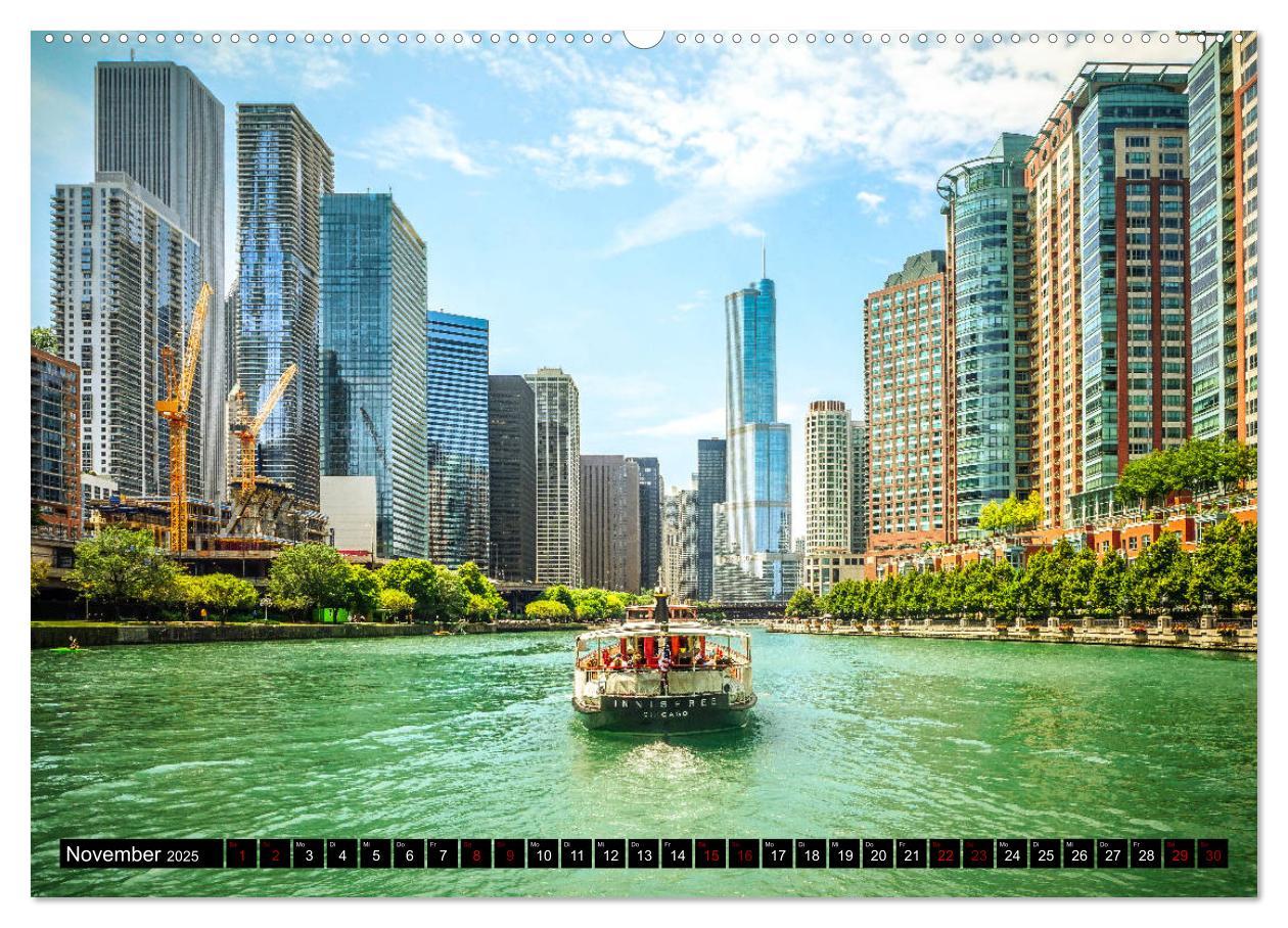 Bild: 9783435358489 | Chicago Impressionen (Wandkalender 2025 DIN A2 quer), CALVENDO...