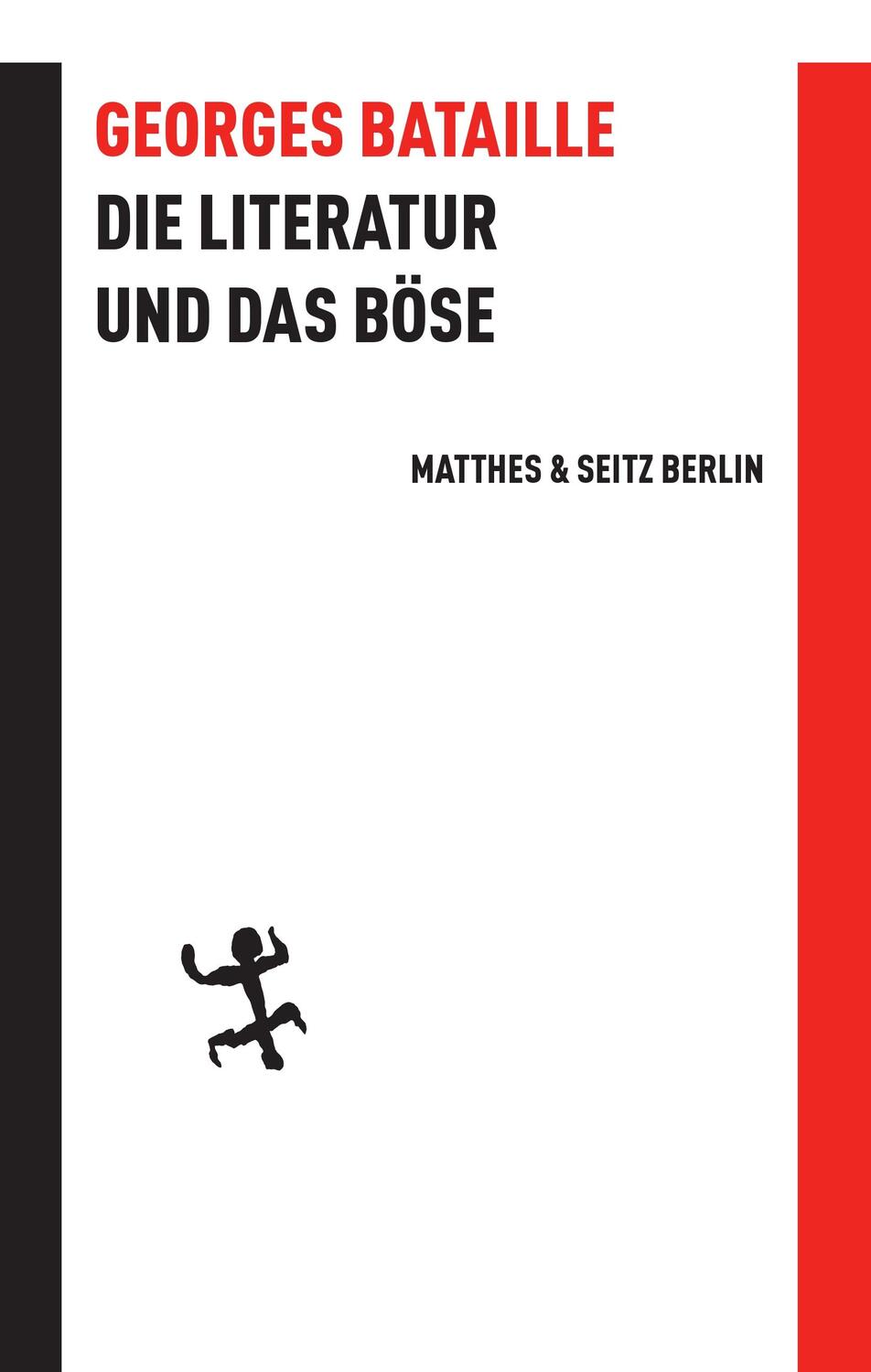 Cover: 9783882217568 | Die Literatur und das Böse | Georges Bataille | Buch | Batterien