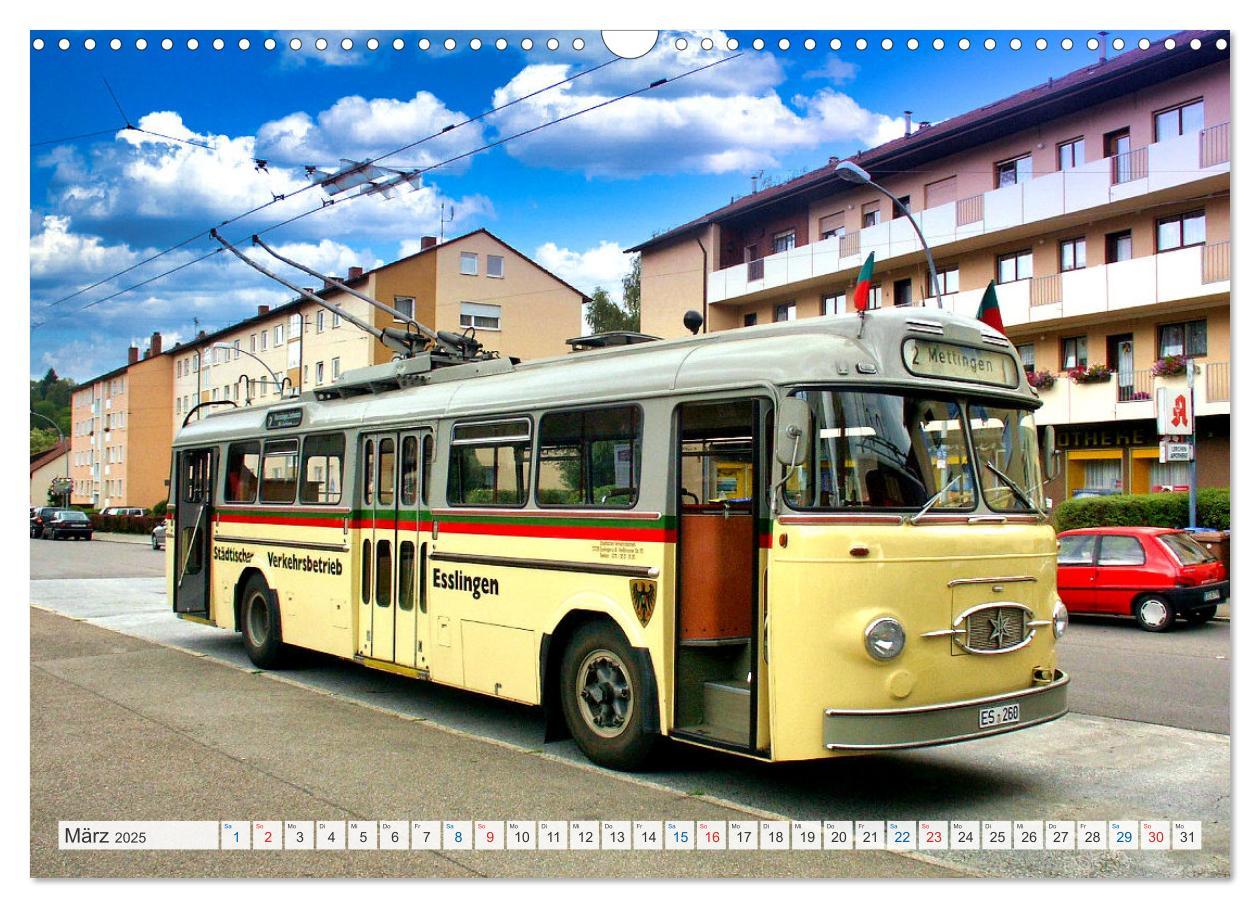 Bild: 9783383898037 | Historische und moderne Busse (Wandkalender 2025 DIN A3 quer),...