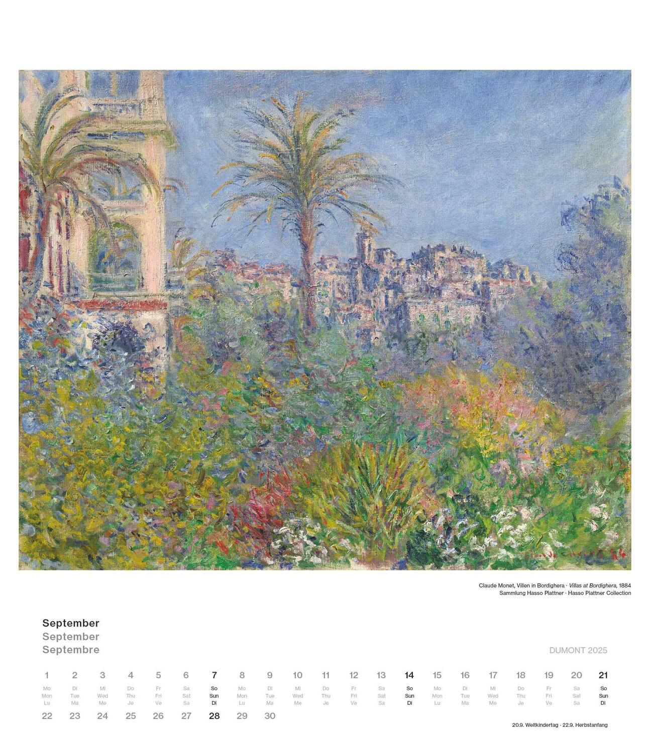 Bild: 4250809653334 | Impressionismus 2025 - Kunstkalender - Museum Barberini -...