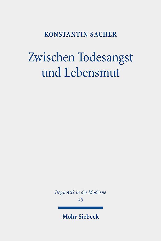 Cover: 9783161619519 | Zwischen Todesangst und Lebensmut | Konstantin Sacher | Taschenbuch