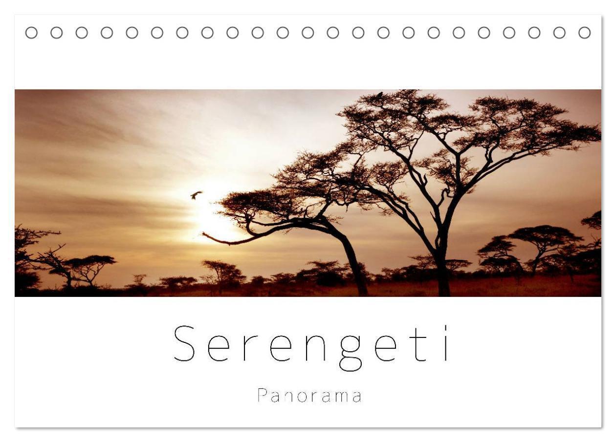 Cover: 9783383474859 | Serengeti Panorama (Tischkalender 2024 DIN A5 quer), CALVENDO...