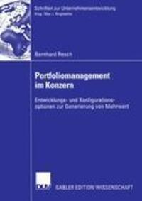Cover: 9783824481101 | Portfoliomanagement im Konzern | Bernhard Resch | Taschenbuch | xviii