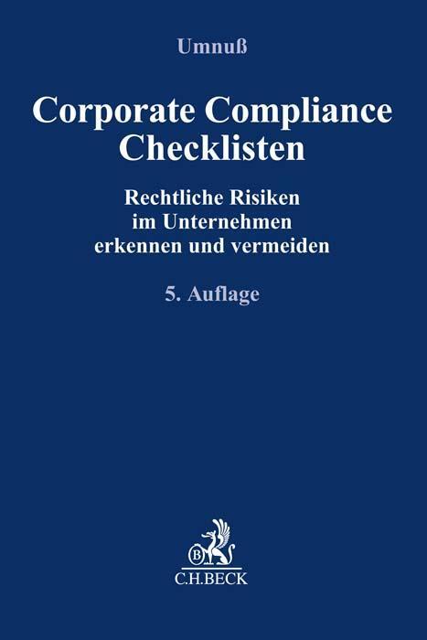 Cover: 9783406785757 | Corporate Compliance Checklisten | Karsten Umnuß | Taschenbuch | 2022