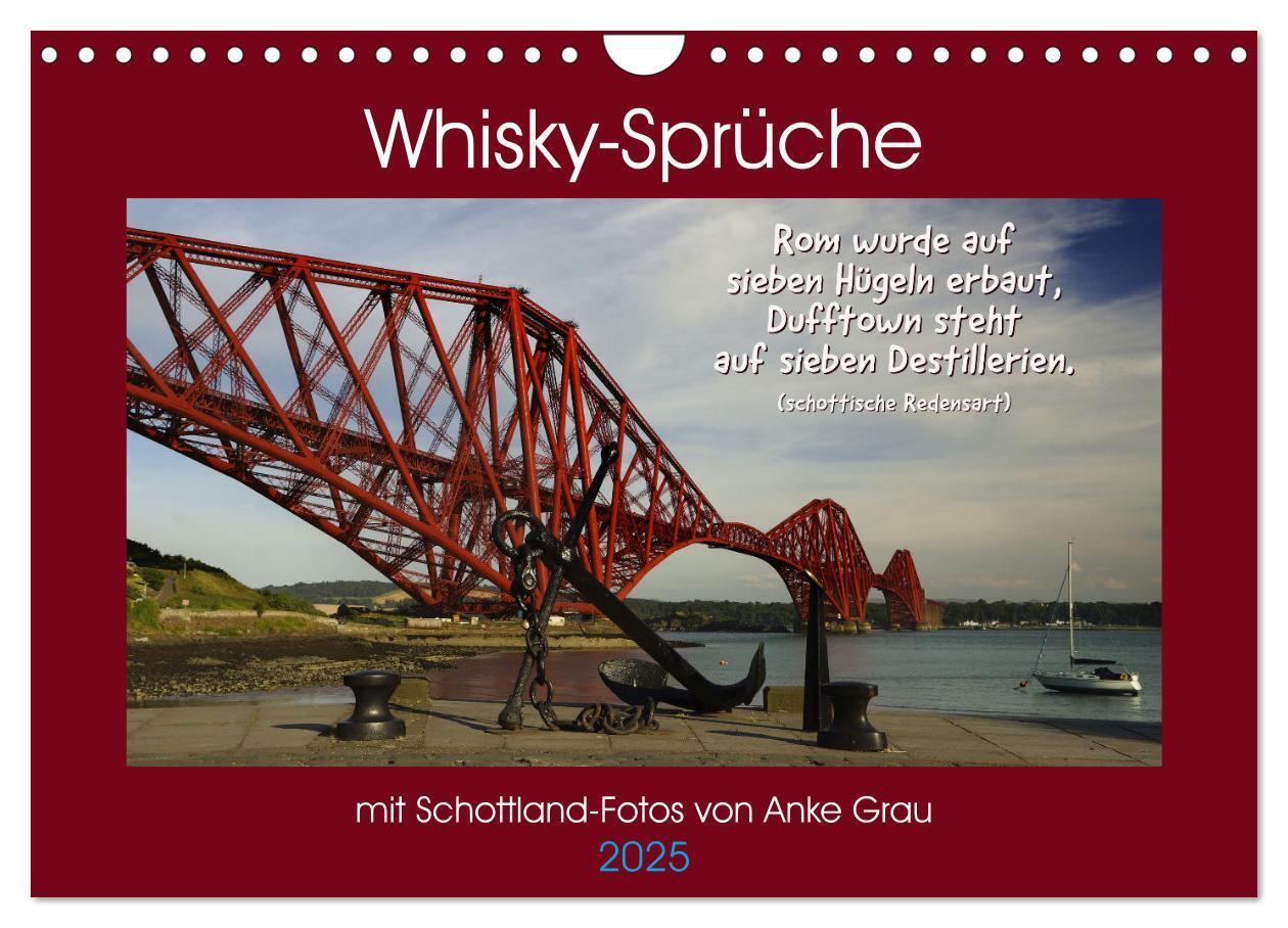 Cover: 9783435072002 | Whisky-Sprüche (Wandkalender 2025 DIN A4 quer), CALVENDO...