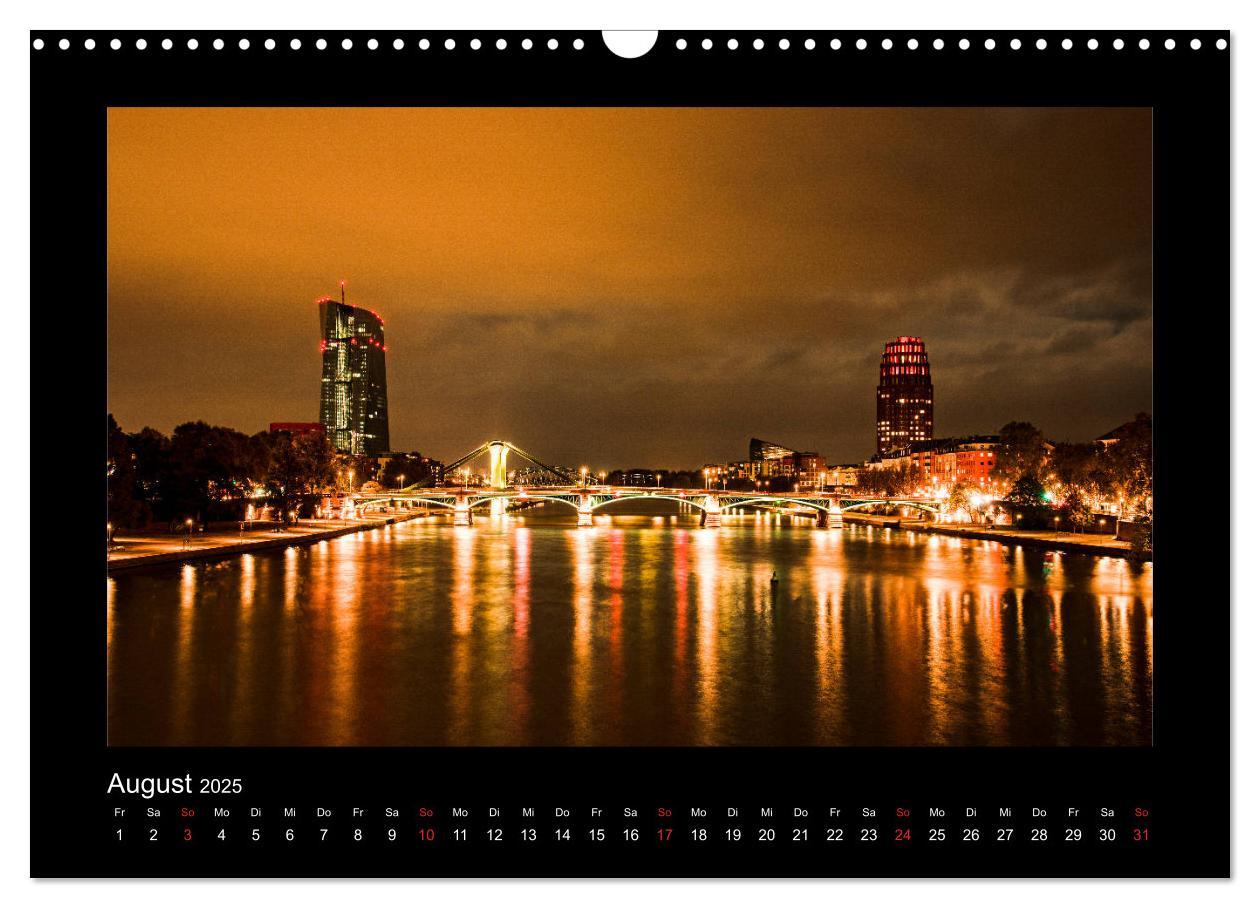 Bild: 9783435273362 | Frankfurt bei Nacht 2025 (Wandkalender 2025 DIN A3 quer), CALVENDO...