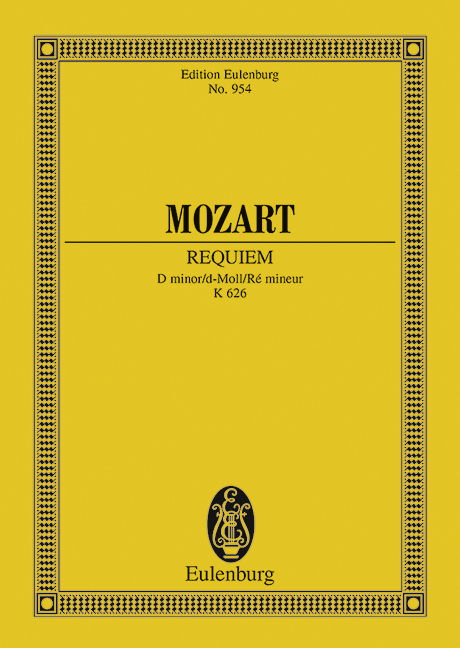 Cover: 9783795768836 | Requiem | Wolfgang Amadeus Mozart | Buch | 188 S. | Latein | 1980