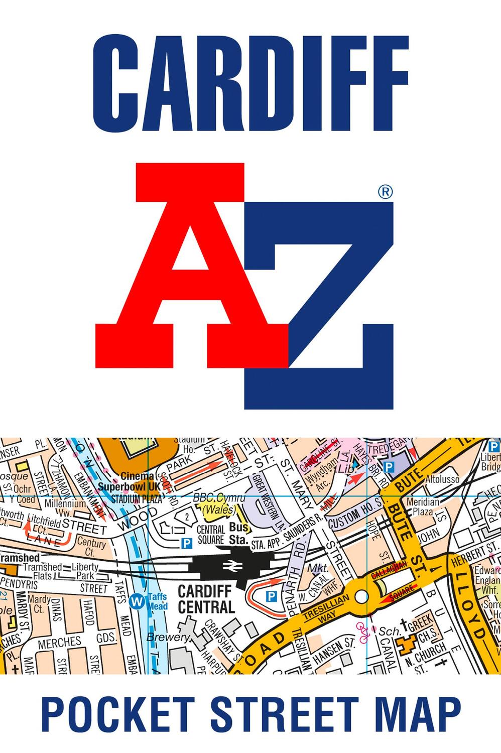Cover: 9780008388102 | Cardiff A-Z Pocket Street Map | Geographers' A-Z Map Co Ltd | Buch