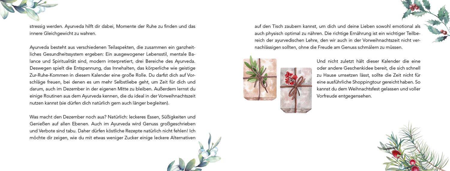 Bild: 9783742314468 | Mit Ayurveda durch den Advent | Laura Krüger | Kalender | Deutsch