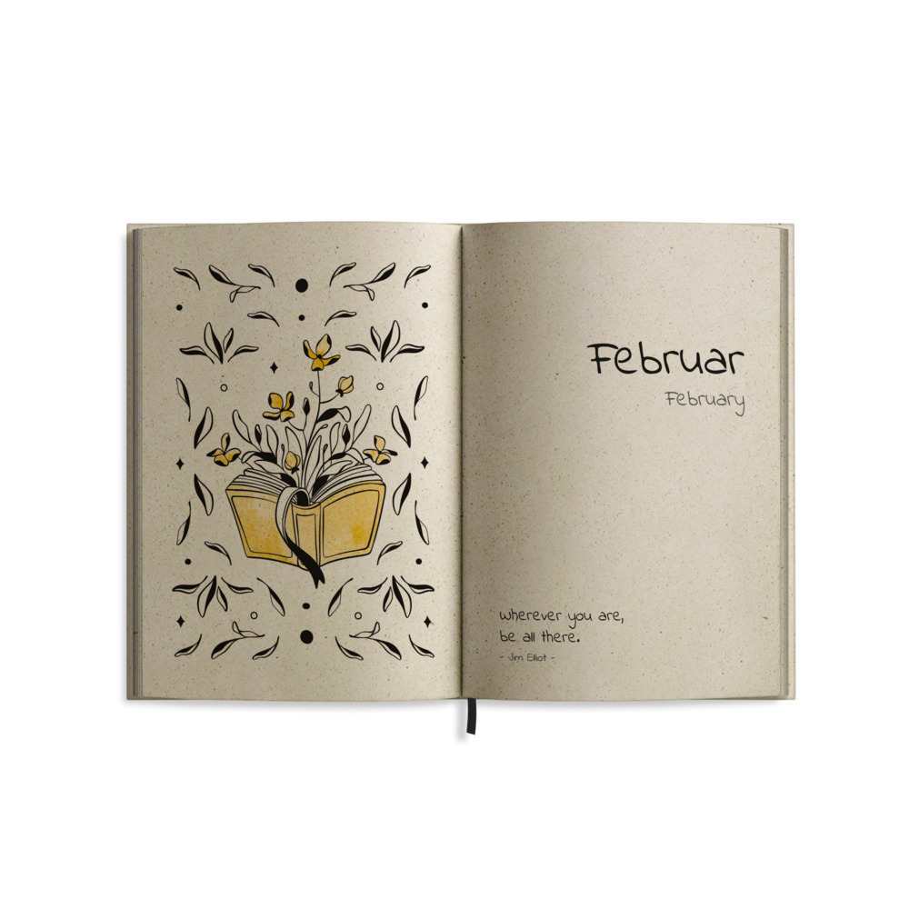 Bild: 4260626413097 | matabooks - A6 Kalender Samaya 2025 Farbe: Lunar Gold (DE/EN) | 152 S.