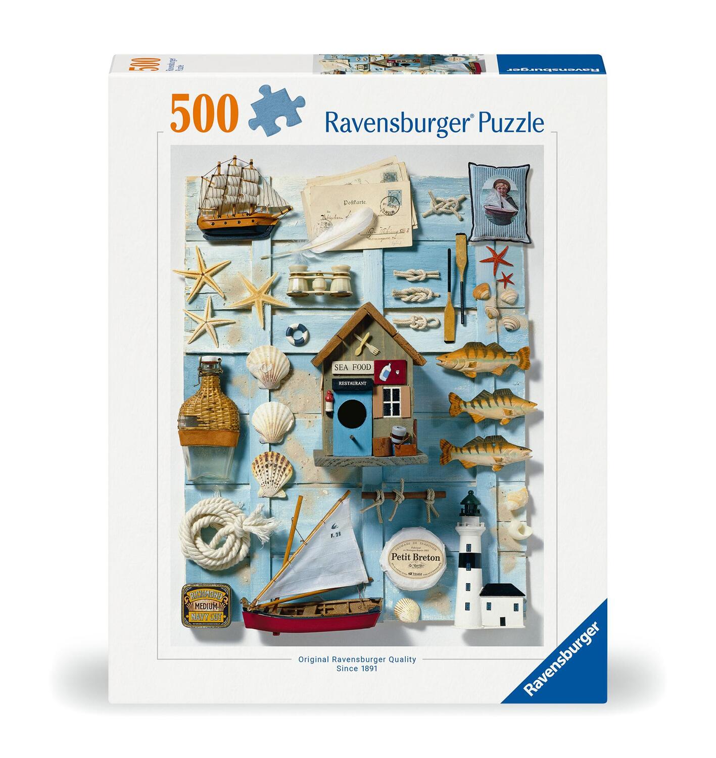 Cover: 4005555002239 | Ravensburger Puzzle 12000223 - Maritimes Flair - 500 Teile Puzzle...