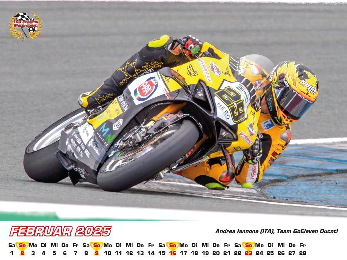 Bild: 9783948794699 | Superbike WM Kalender 2025 | Frank Pommer | Kalender | Deutsch | 2025