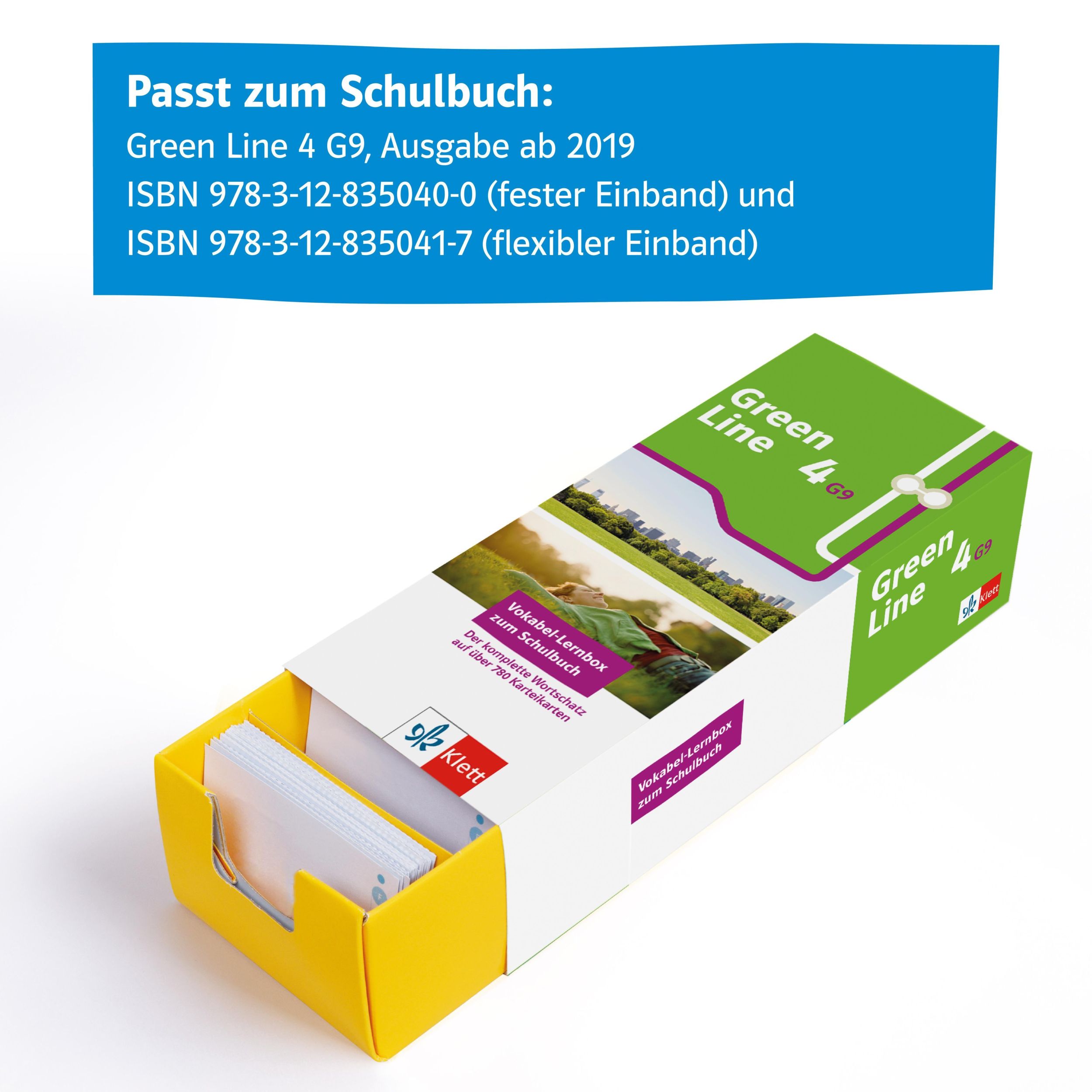 Bild: 9783129240717 | Green Line 4 G9 (ab 2019) - Klasse 8 Vokabel-Lernbox zum Schulbuch