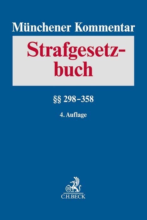 Cover: 9783406746062 | Münchener Kommentar zum Strafgesetzbuch Bd. 6: §§ 298-358 StGB | Buch
