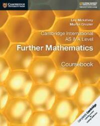 Cover: 9781108403375 | Cambridge International AS &amp; A Level Further Mathematics Coursebook