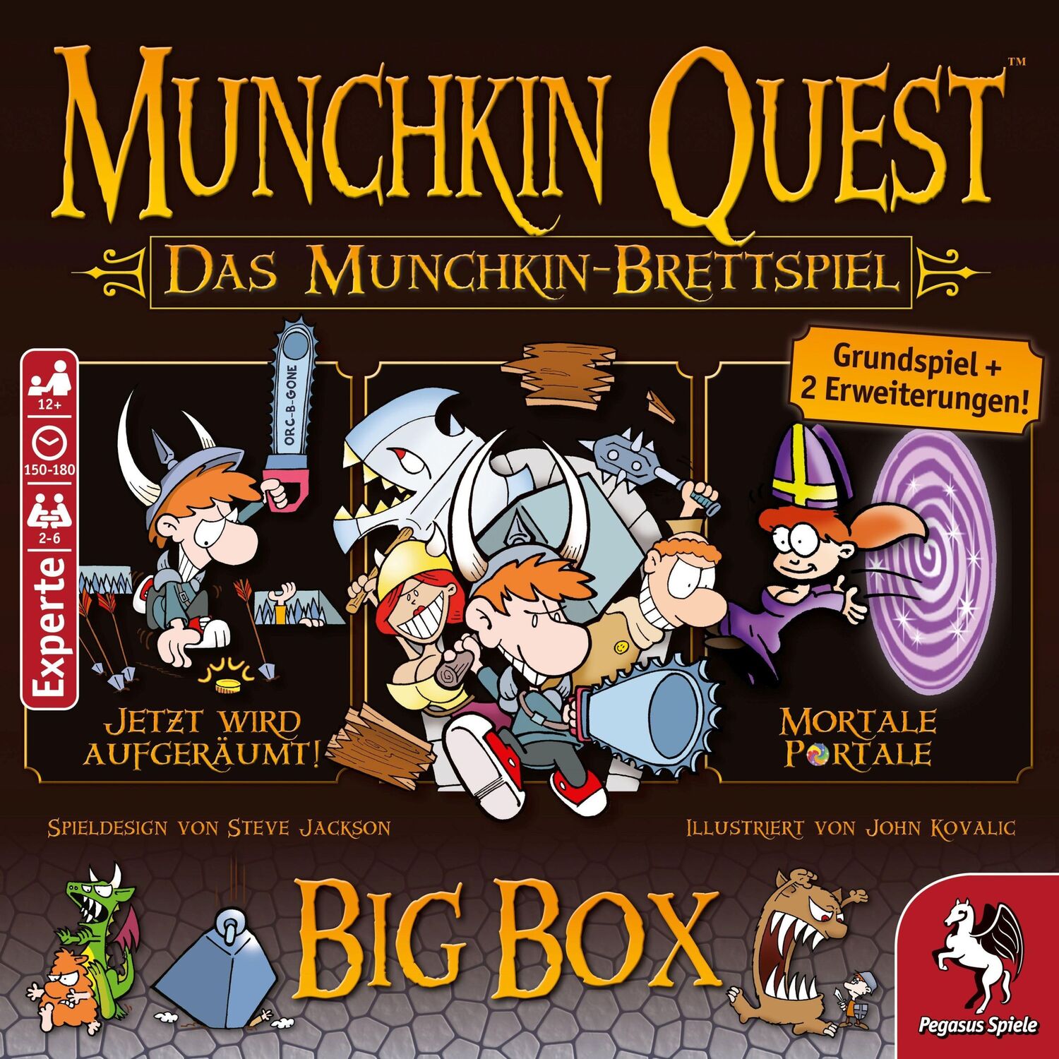 Bild: 4250231714092 | Munchkin Quest: Das Brettspiel, 2. Edition | Spiel | 51953G | Deutsch