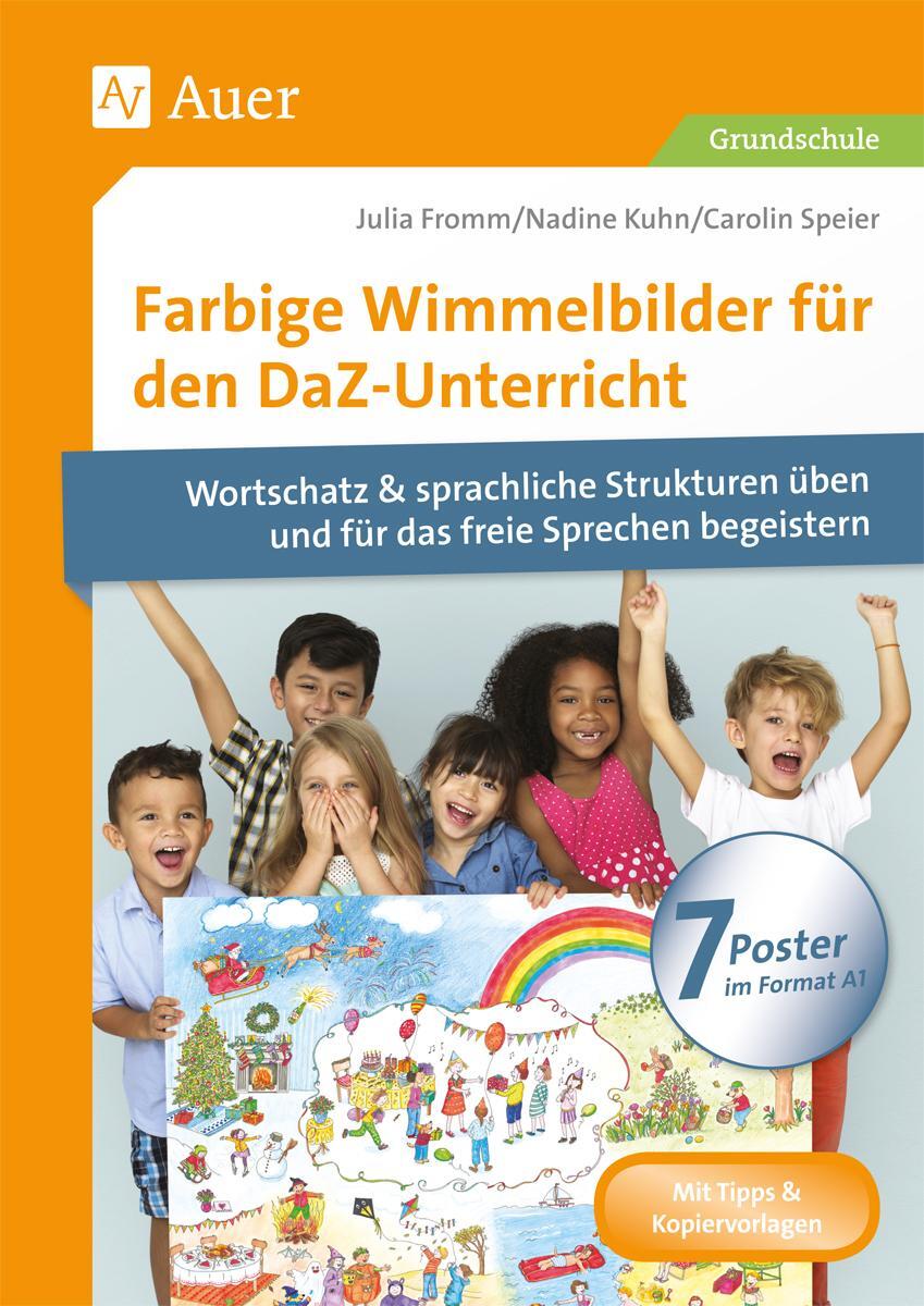Cover: 9783403080800 | Farbige Wimmelbilder für den DaZ-Unterricht | Julia Fromm (u. a.)