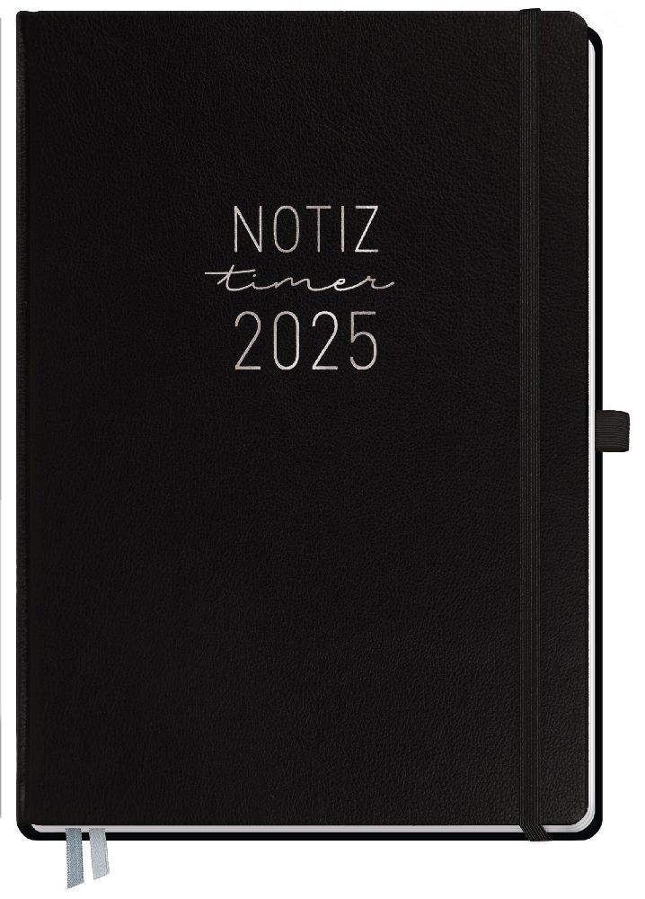 Cover: 4029357084385 | Wochen-Notiz-Timer Maxi 2025 A4 KL [Schwarz] | Andreas Reiter | 160 S.