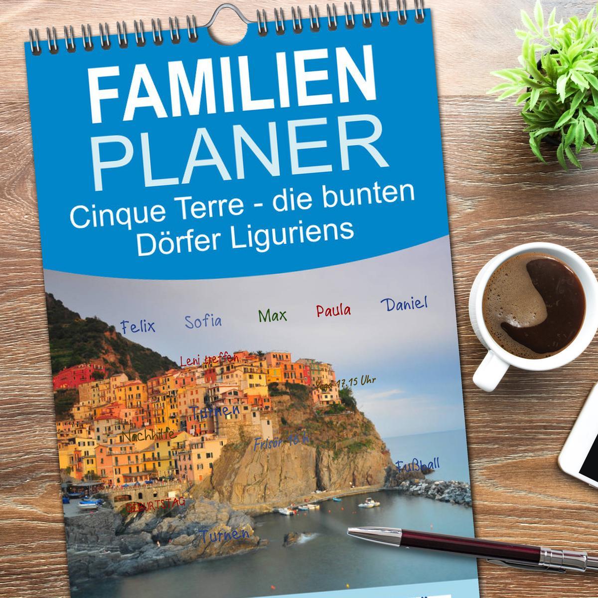 Bild: 9783457108703 | Familienplaner 2025 - Cinque Terre - die bunten Dörfer Liguriens...