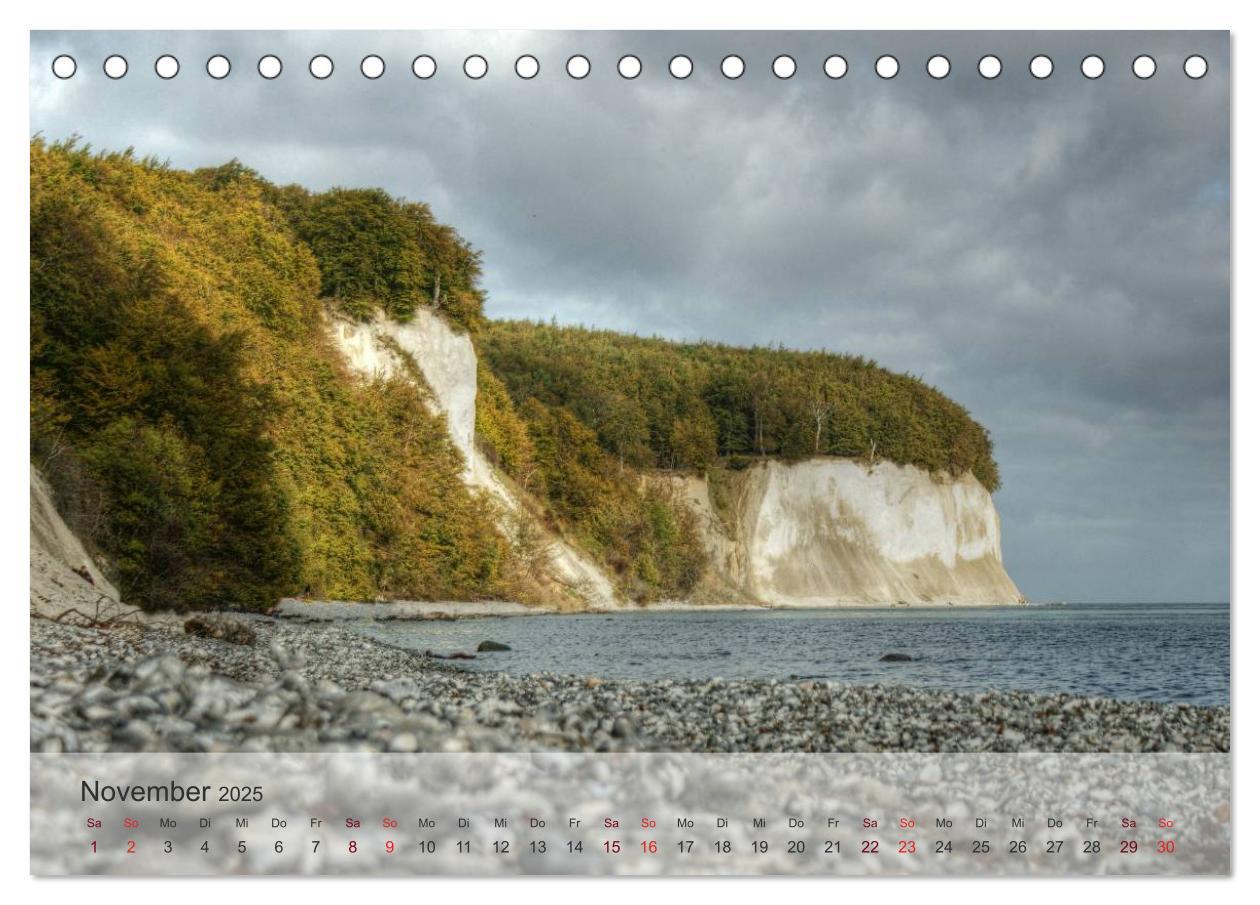 Bild: 9783435502158 | Insel Rügen und Hiddensee (Tischkalender 2025 DIN A5 quer),...