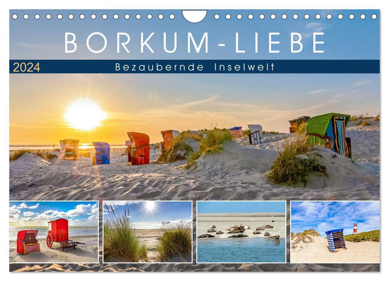 Cover: 9783675629592 | BORKUM-LIEBE (Wandkalender 2024 DIN A4 quer), CALVENDO Monatskalender