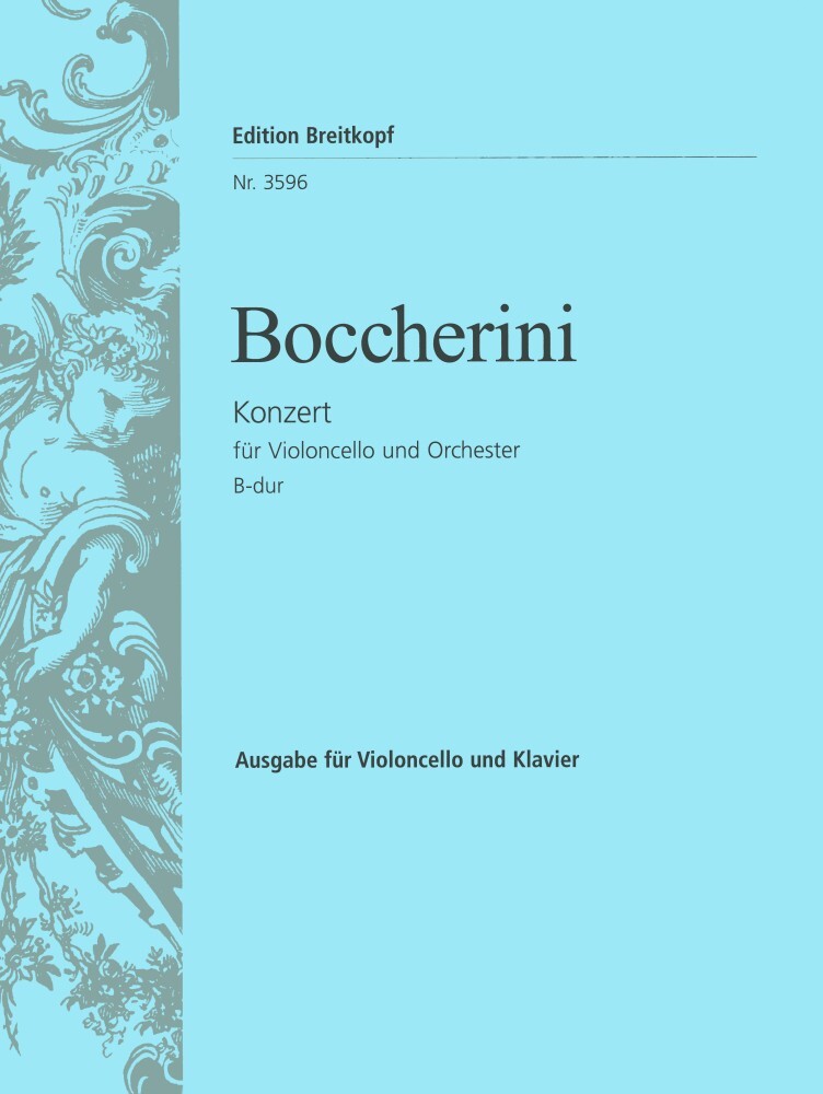 Cover: 9790004161852 | Concert B | Luigi Boccherini | Klavierauszug | Breitkopf &amp; Härtel