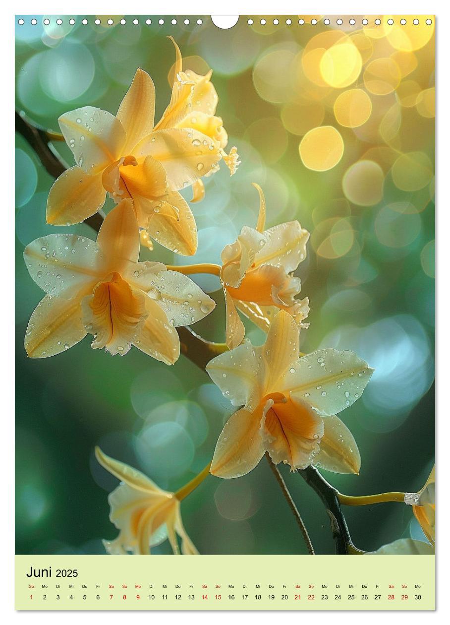 Bild: 9783383801334 | Orchideen Poesie (Wandkalender 2025 DIN A3 hoch), CALVENDO...