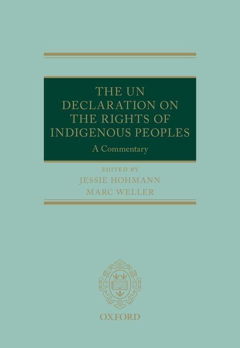 Cover: 9780199673223 | The UN Declaration on the Rights of Indigenous Peoples | A Commentary