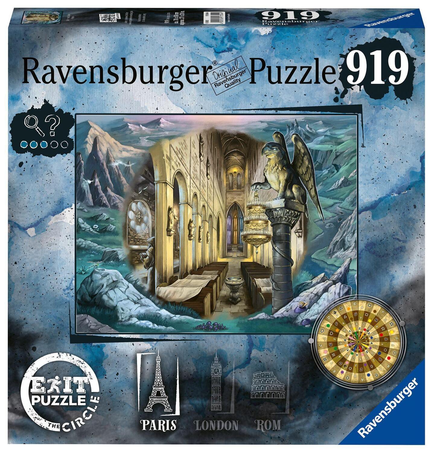 Cover: 4005556173044 | Ravensburger Puzzle 17304 Exit - the Circle in Paris | Spiel | Deutsch