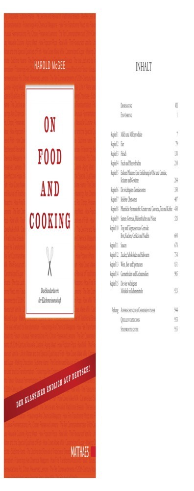 Bild: 9783985410101 | On Food and Cooking | Das Standardwerk der Küchenwissenschaft | McGee