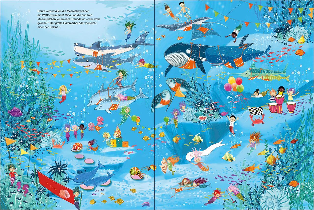 Bild: 9783743209220 | Wo ist das kleine Meermädchen? | Papp-Wimmelbuch für Kinder ab 2 Jahre