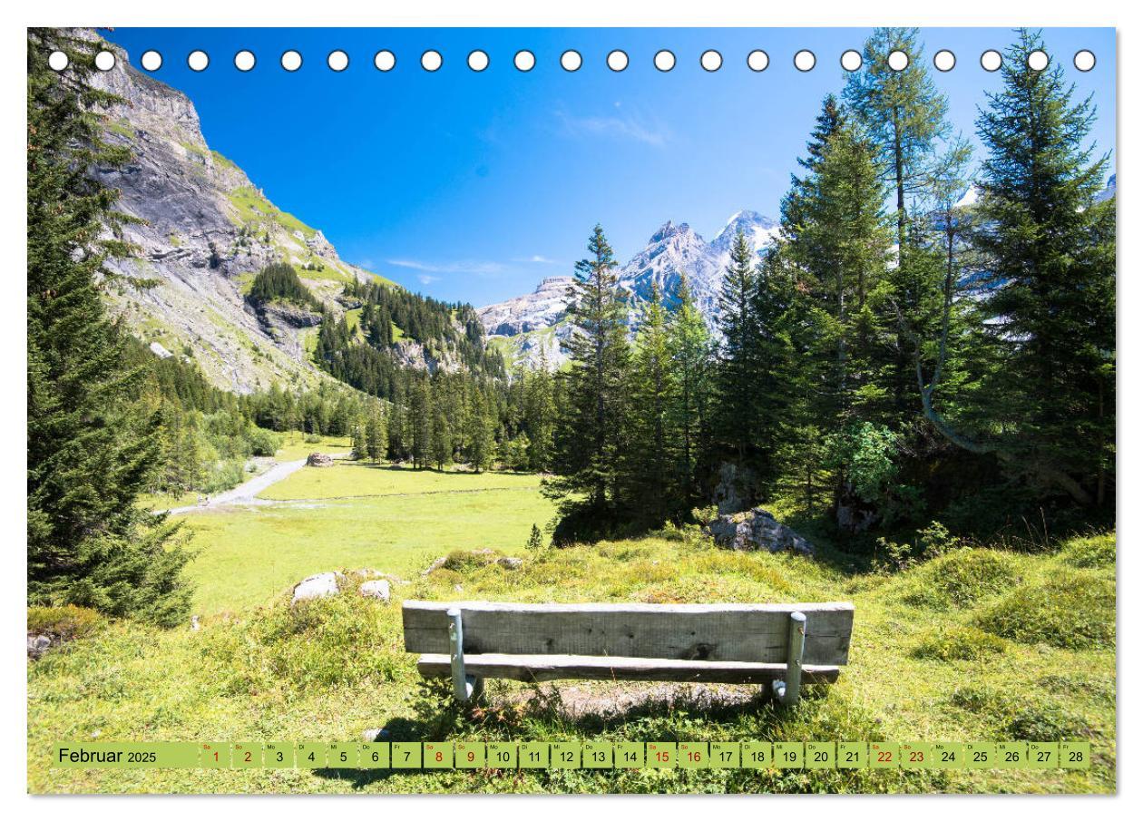 Bild: 9783435356577 | Alpentraum Kandersteg (Tischkalender 2025 DIN A5 quer), CALVENDO...