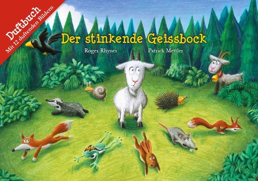 Cover: 9783855462087 | Geissbock Charly - Der stinkende Geissbock | Duftbuch | Rhyner (u. a.)