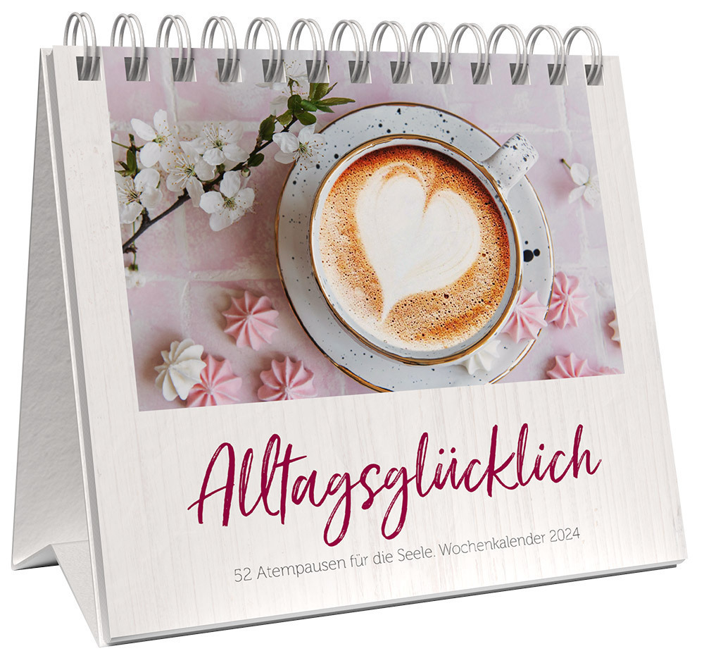 Cover: 9783986950132 | Alltagsglücklich 2024 - Tischkalender | Kalender | 53 S. | Deutsch