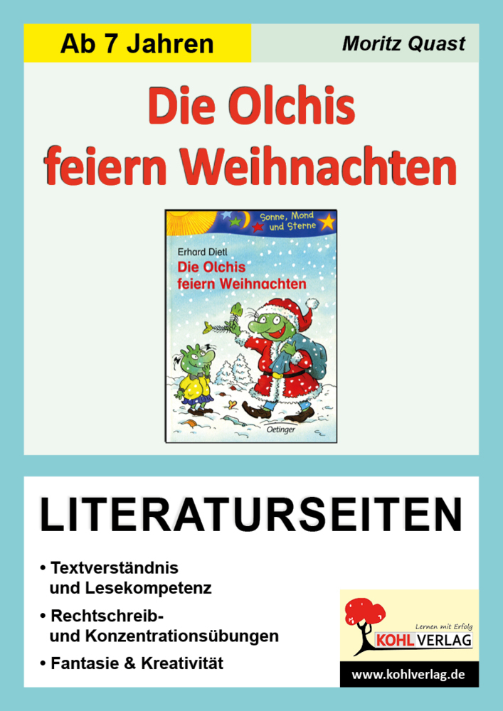 Cover: 9783866321489 | Erhard Dietl 'Die Olchis feiern Weihnachten', Literaturseiten | Quast
