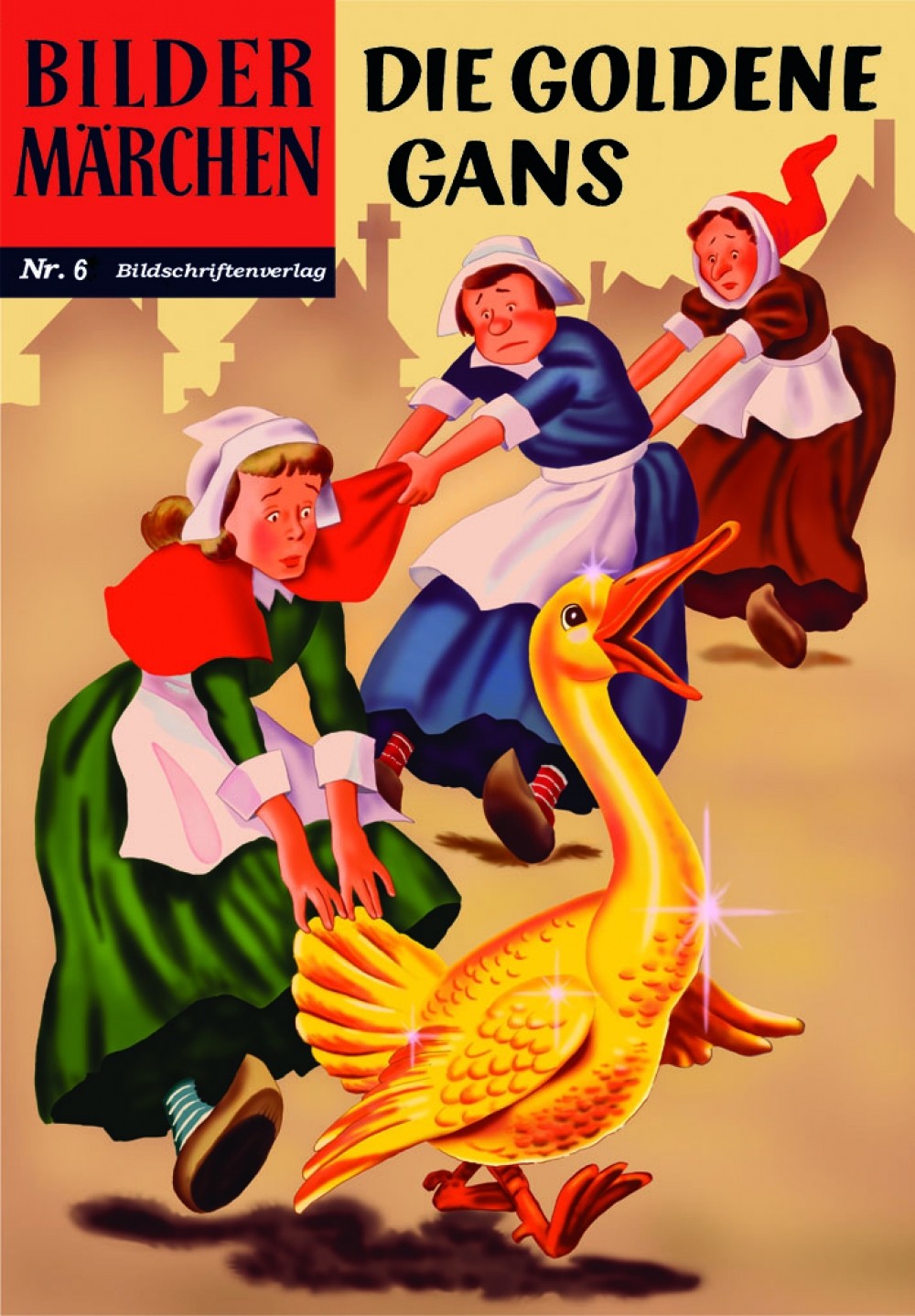 Cover: 9783947952168 | Die goldene Gans | Bildermärchen Nr. 6, Bildermärchen 6 | Märchen