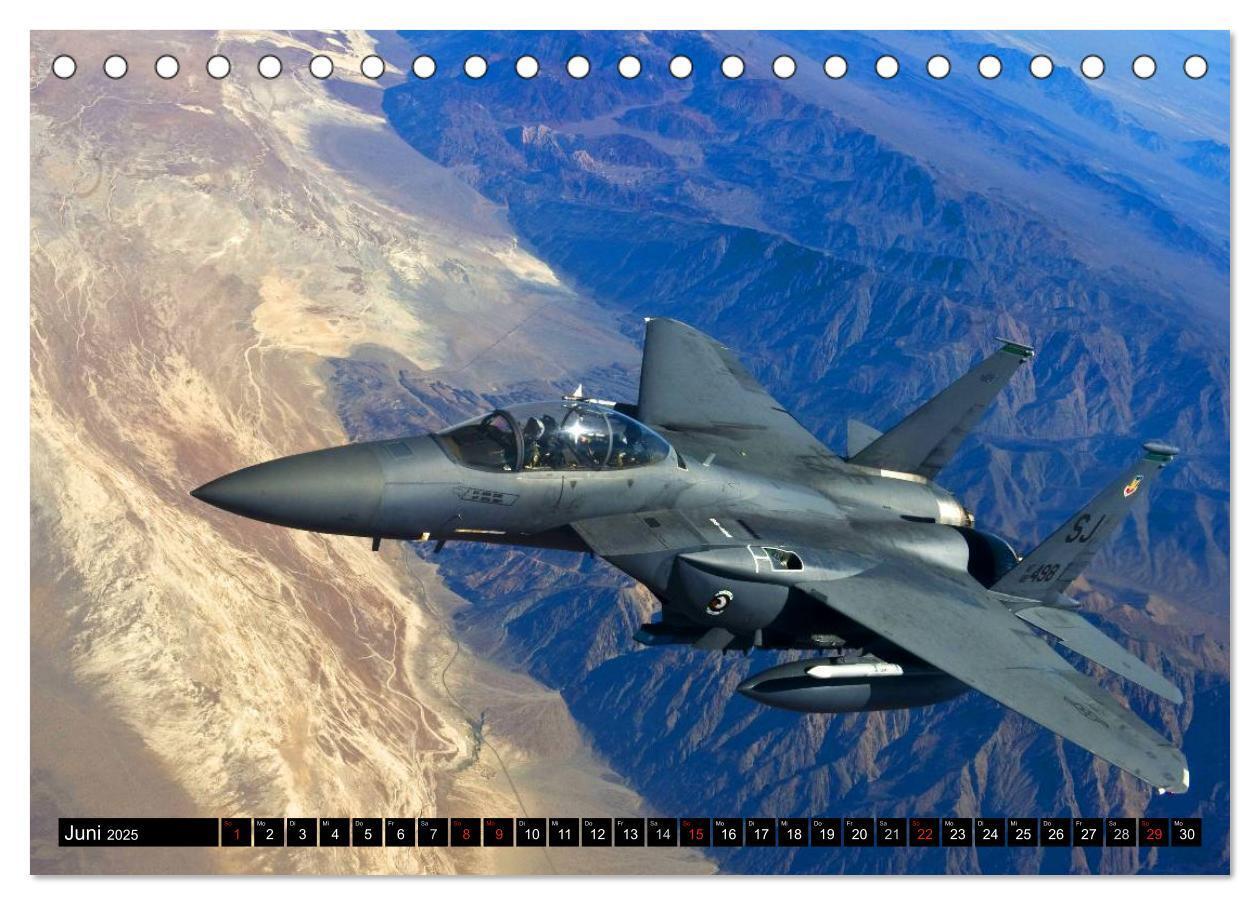 Bild: 9783435727018 | Kampfjets ¿ U.S. Aircraft (Tischkalender 2025 DIN A5 quer),...