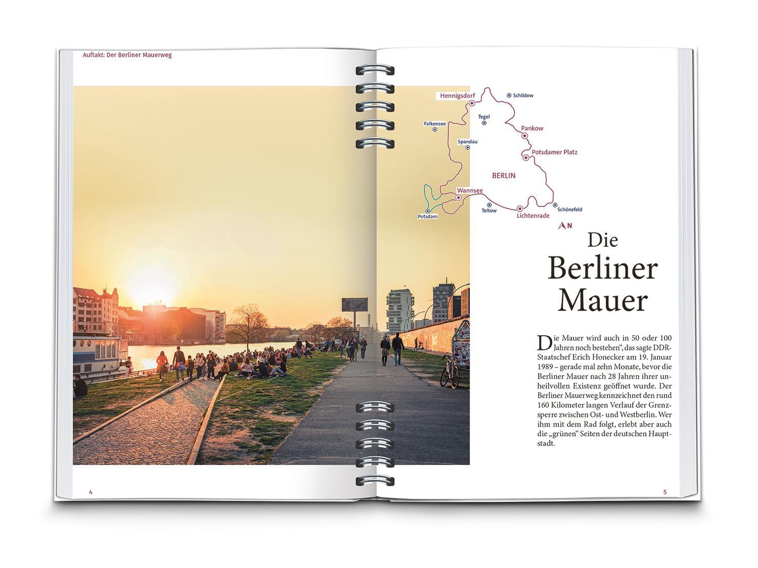 Bild: 9783991216001 | KOMPASS Radreiseführer Der Berliner Mauerweg | Taschenbuch | 188 S.