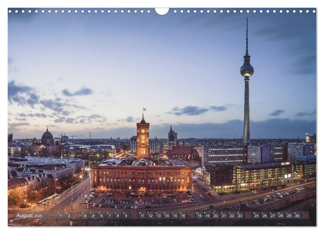 Bild: 9783435306763 | Berlin von oben (Wandkalender 2025 DIN A3 quer), CALVENDO...