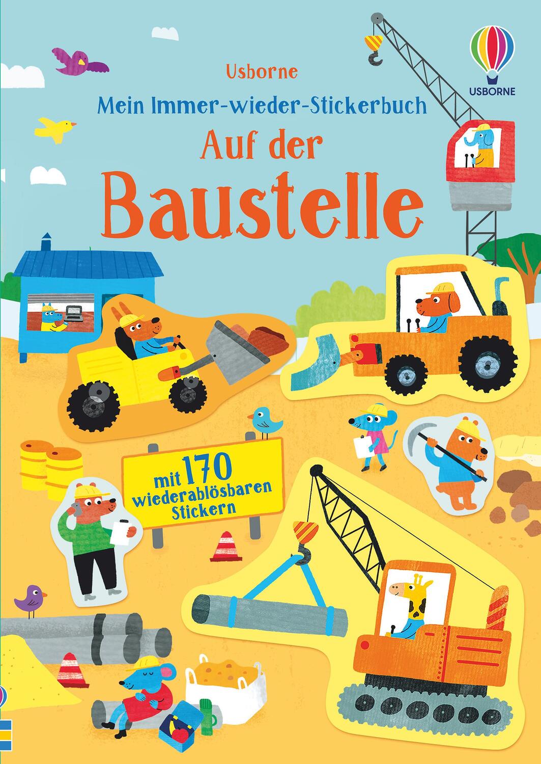 Cover: 9781789415513 | Mein Immer-wieder-Stickerbuch: Auf der Baustelle | Jane Bingham | Buch