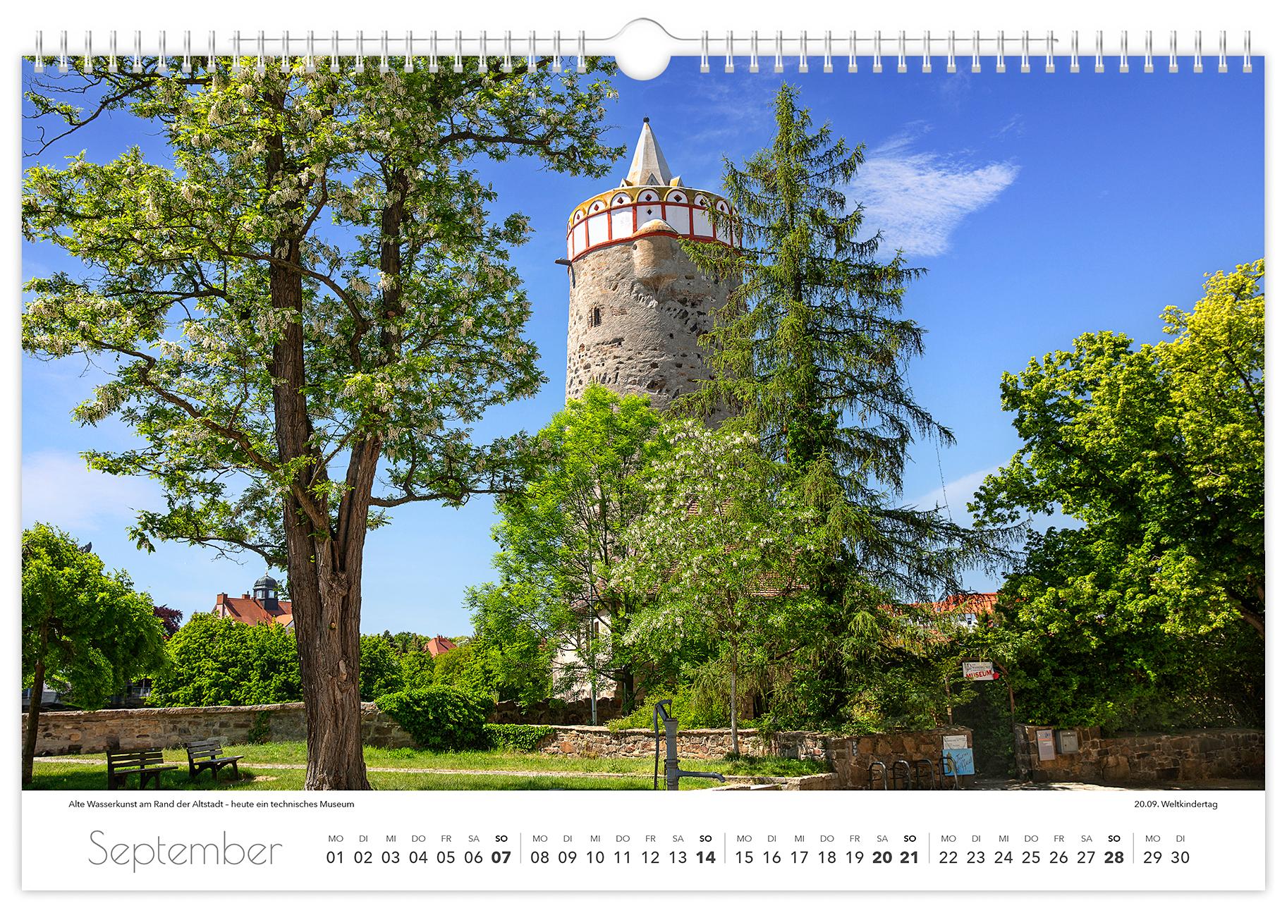 Bild: 9783910680531 | Kalender Bautzen 2025 | 45 x 30 cm weißes Kalendarium | Peter Schubert