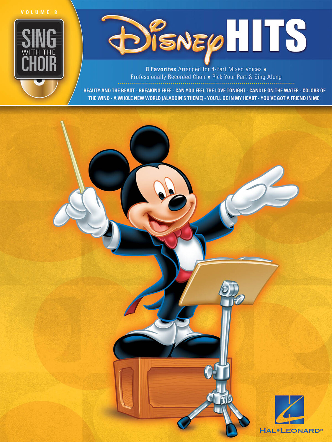 Cover: 884088243296 | Disney Hits | Sing with the Choir Volume 8 | Sing with the Choir
