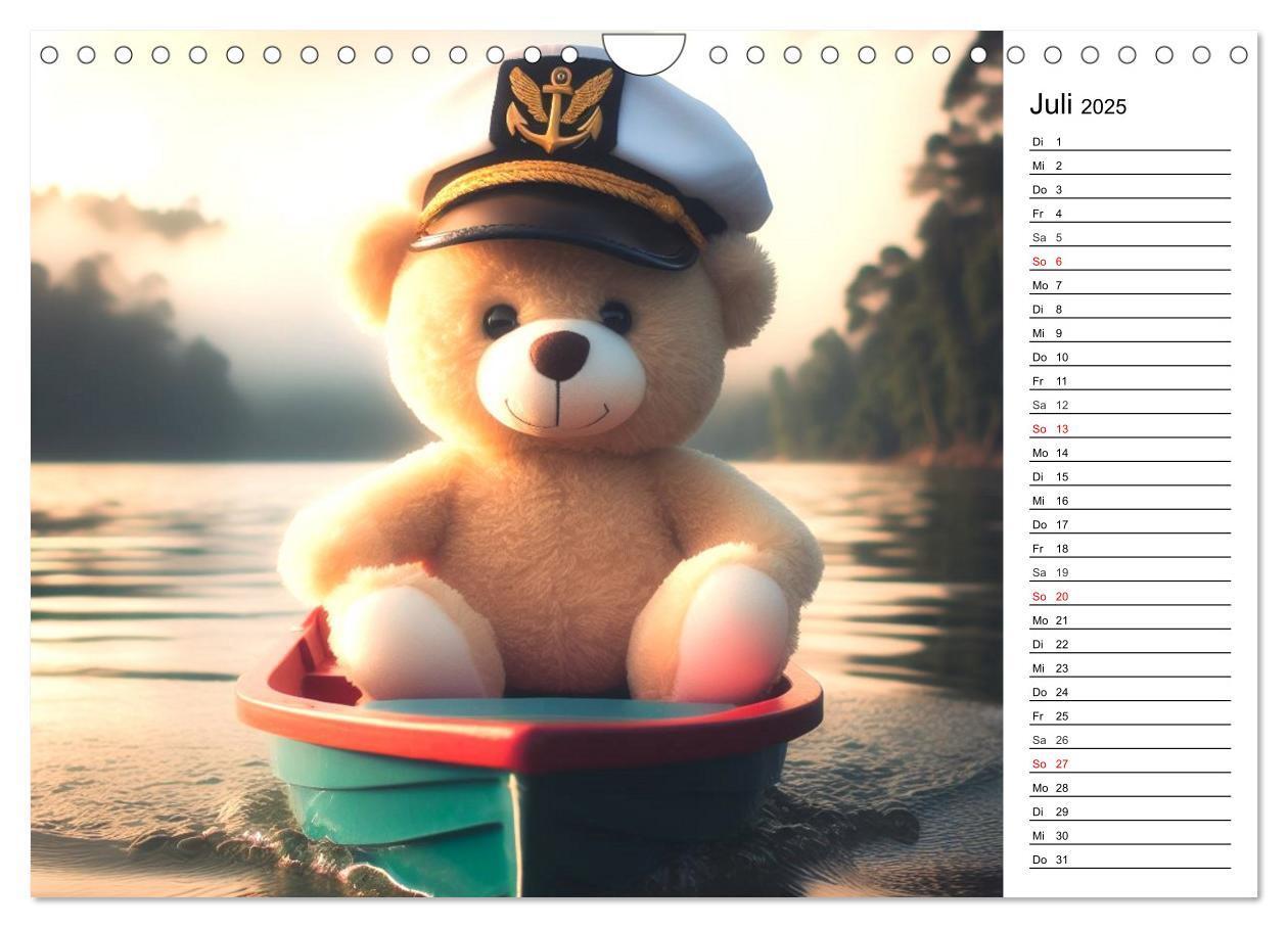 Bild: 9783383772221 | Teddys - Die Jahresreise der KI-Teddybären (Wandkalender 2025 DIN...