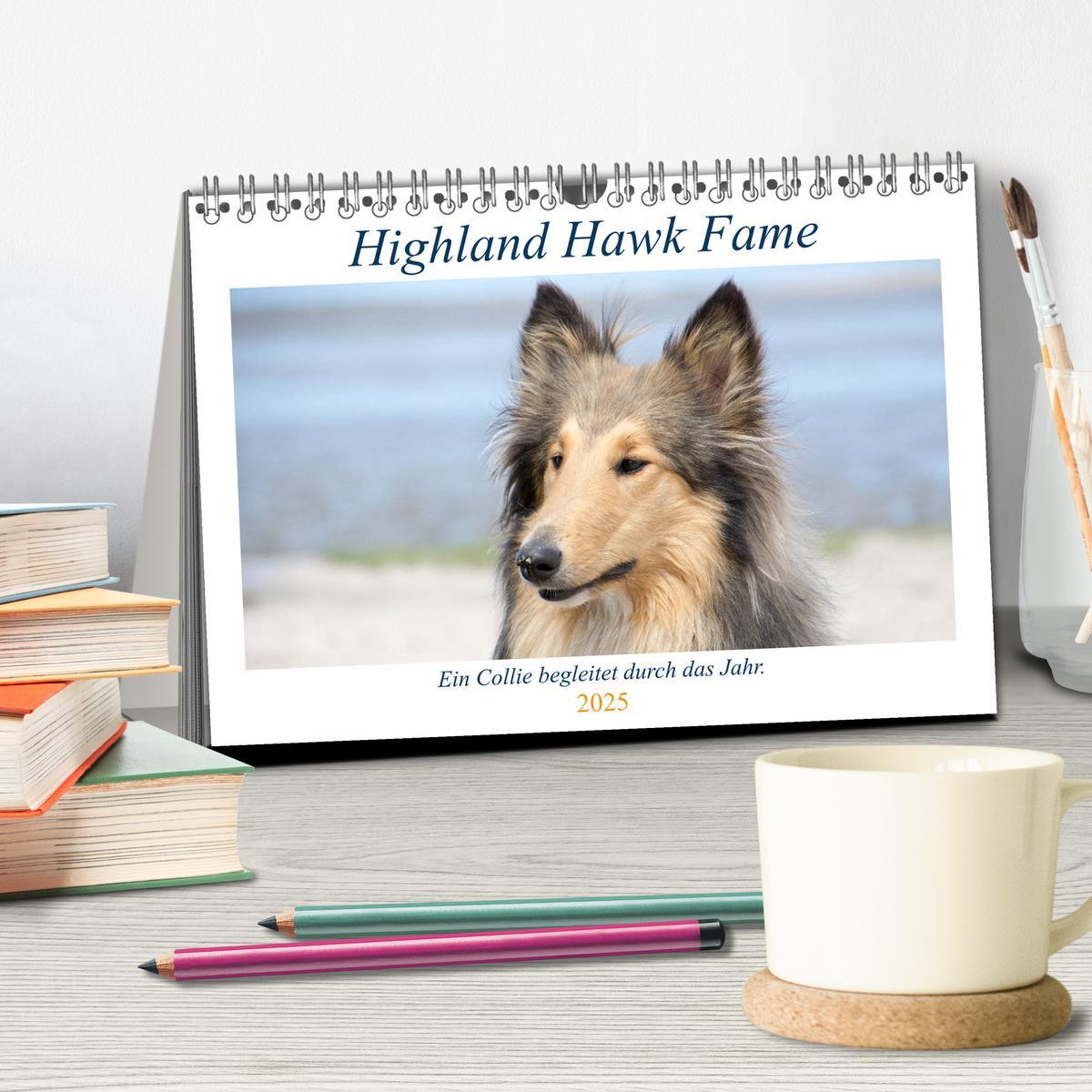 Bild: 9783435412259 | Highland Hawk Fame - Ein Collie begleitet durch das Jahr...