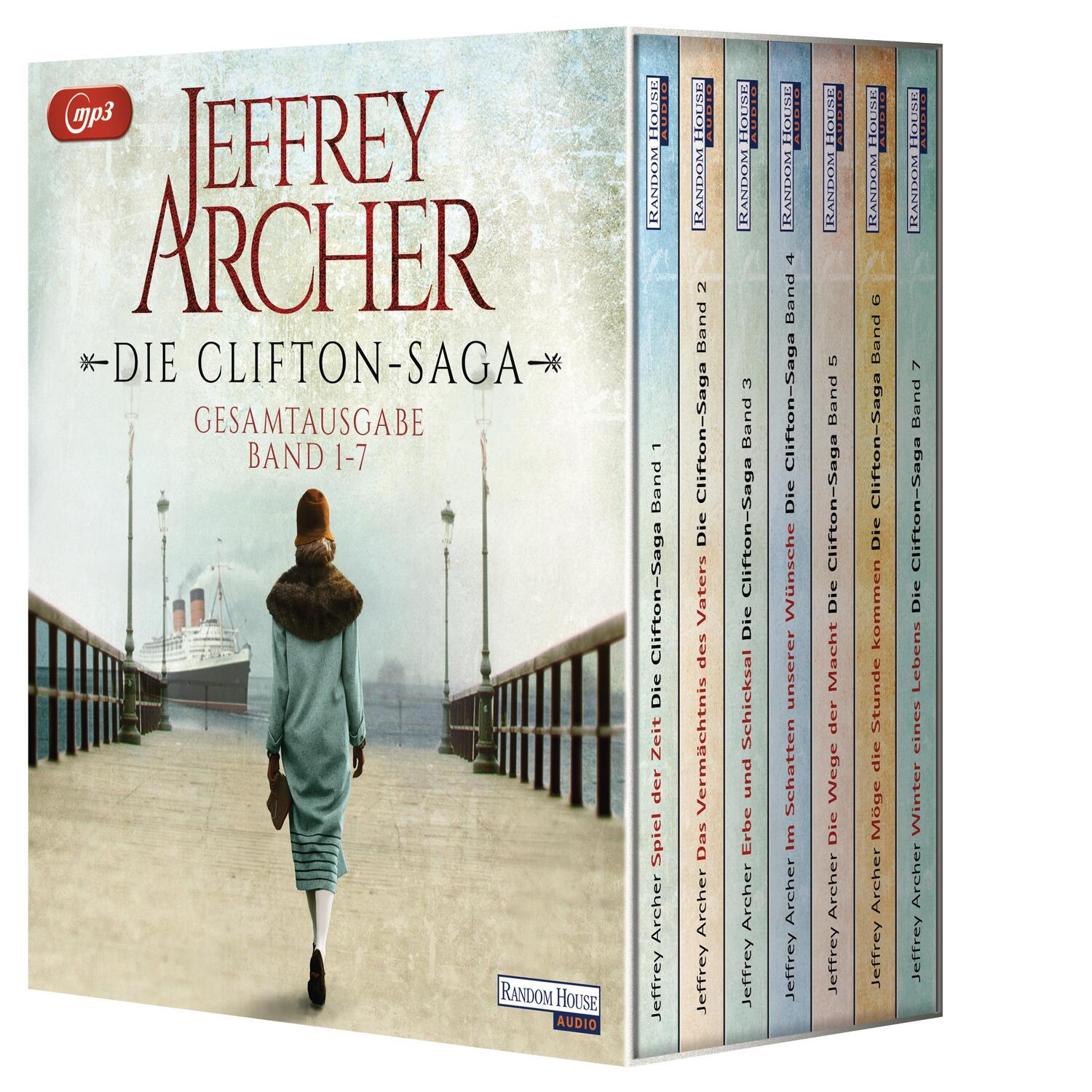 Cover: 9783837140996 | Die Clifton-Saga | Die Box - Bände 1 bis 7 | Jeffrey Archer | MP3