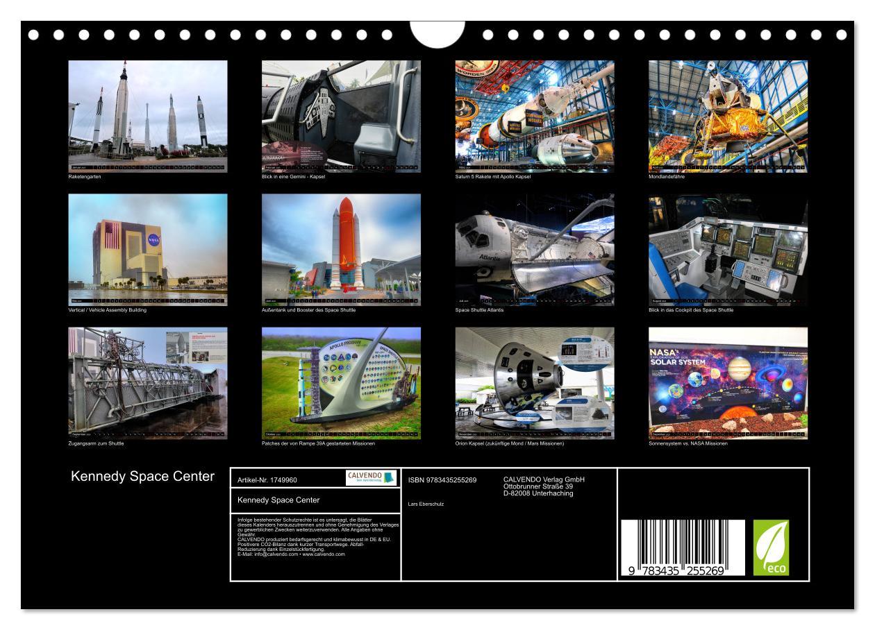 Bild: 9783435255269 | Kennedy Space Center (Wandkalender 2025 DIN A4 quer), CALVENDO...