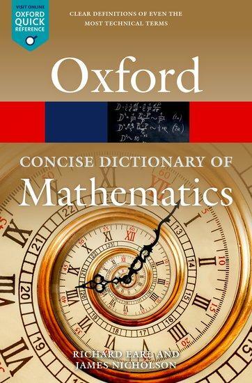 Cover: 9780198845355 | The Concise Oxford Dictionary of Mathematics | Sixth Edition | Buch