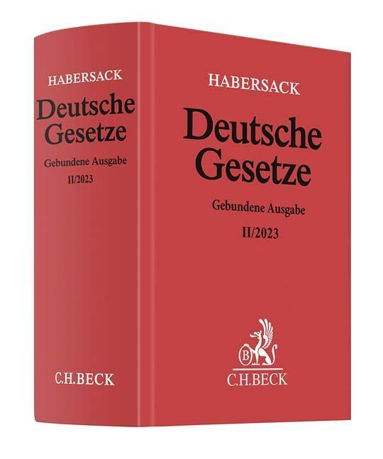 Cover: 9783406804892 | Deutsche Gesetze Gebundene Ausgabe II/2023 | Mathias Habersack (u. a.)