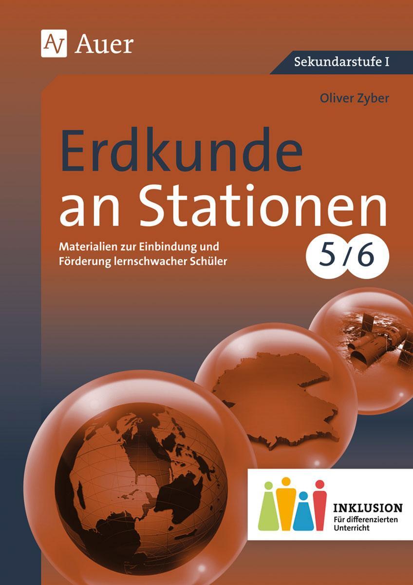 Cover: 9783403075073 | Erdkunde an Stationen 5-6 Inklusion | Oliver Zyber | Broschüre | 2014